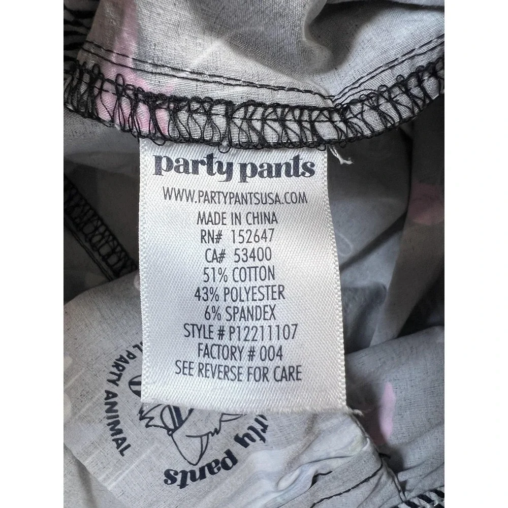 Party Pants Swim Trunks Shorts Mens XL Alien Astronaut Flamingo Print Lined